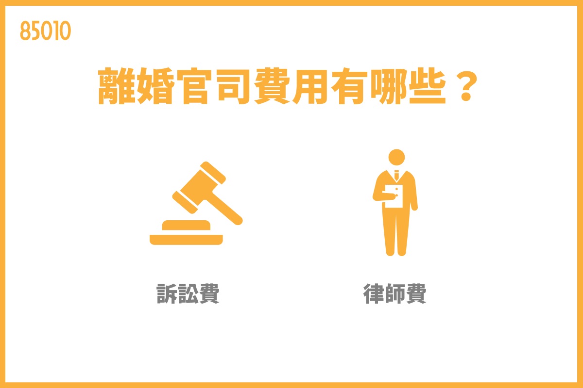 離婚官司費用有哪些?